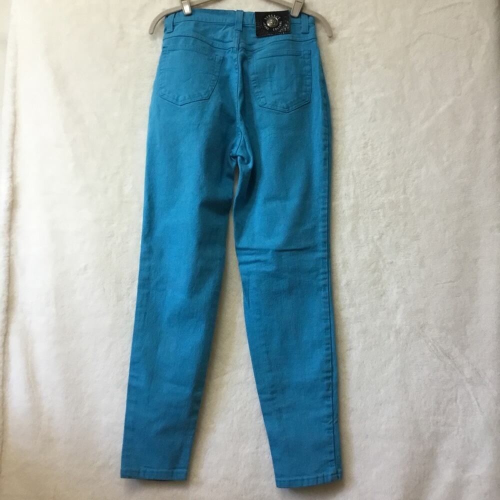 Versace Jeans Couture Bright Blue Stretch Denim Jeans - Picture 6 of 11